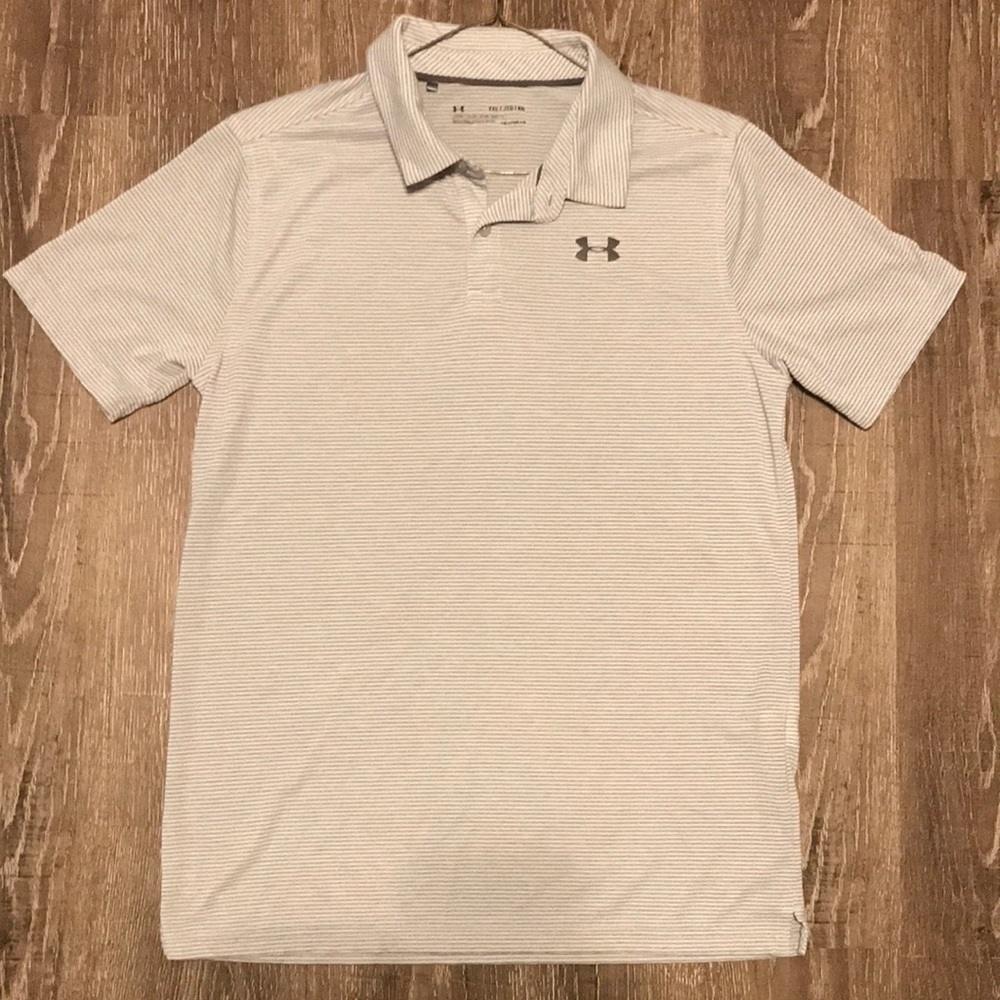 Under Armour Boys Gray Polo Shirt